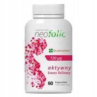neofolic kwas foliowy metylowany 5-MTHF aktywny folian 60 kaps 400ug B9