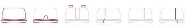 Pokrowce samochodowe do Audi A4 (B5, B6, B7) kpl zdjęcie 7