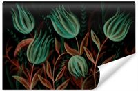 Fototapeta Ścienna Abstrakcja TULIPANY Kwiaty Styl Vintage 180cm x 120cm