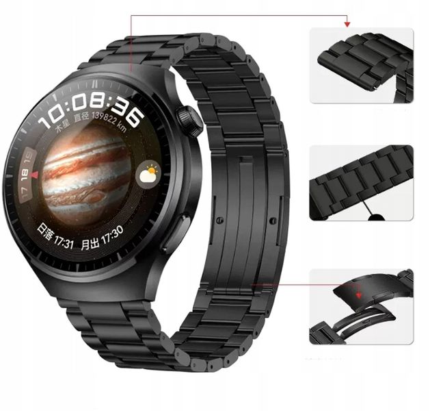 PASEK TYTANOWY DO HUAWEI WATCH 4 PRO zdjęcie 1