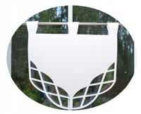 Zazdrostka kuchenna firana ROMBY GLAMUR 35x40