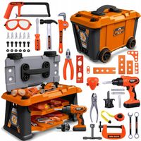 ZESTAW MAJSTERKOWICZA WARSZTAT SKRZYNKA WIERTARKA na BATERIE