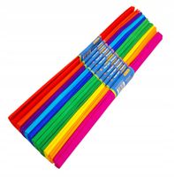 BIBUŁA MARSZCZONA SZKOLNA MIX 10 kolorów 50x200cm BAMBINO ZESTAW 10