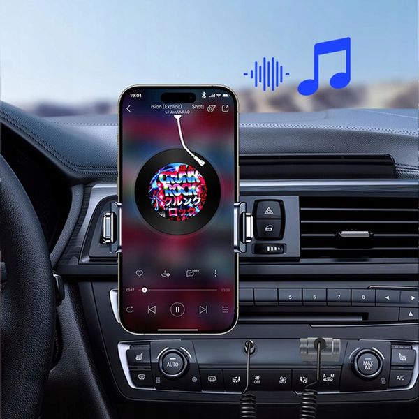 TRANSMITER BLUETOOTH FM SAMOCHODOWY ODBIORNIK AUDIO ADAPTER DO AUX USB zdjęcie 7