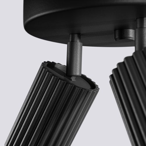 Plafon KARBON 3P czarny na Arena.pl