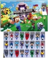 KALENDARZ ADWENTOWY MINECRAFT 24 figurki breloczki