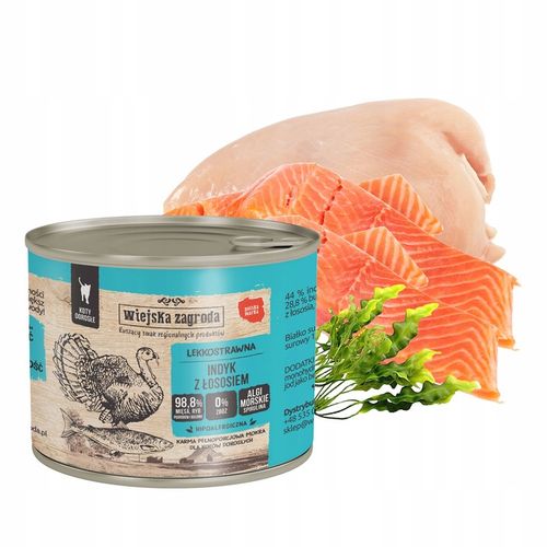 WIEJSKA ZAGRODA Karma mokra dla kota MIX Smaków 12 x 200g bezzbożowa na Arena.pl