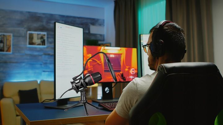 Mikrofon Komputerowy Gamingowy Studyjny Streaming zdjęcie 10