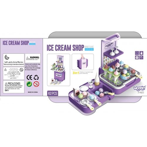 WODLA DZIECI 3W1 WALIZKA Z LODAMI KUCHNIA SKLEPIK na Arena.pl