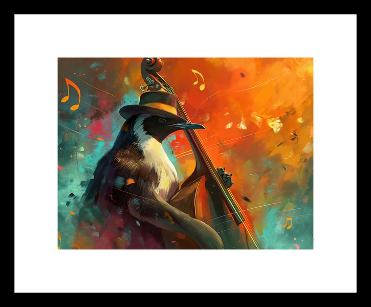 Plakat 20x15cm Pingwinia Nuta zdjęcie 3