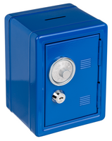 Skarbonka Mini Sejf na Biurko - Kasa Pancerna - Niebieska