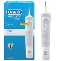SZCZOTECZKA ELEKTRYCZNA DO ZĘBÓW ORAL-B VITALITY 100 BIAŁA RĄCZKA