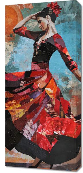 Obraz 40x90cm Taniec Flamenco zdjęcie 1