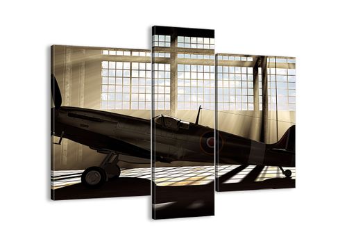 Obraz Na Płótnie - Samolot Hangar - 95X80 Cm - Cb95X80-2969 na Arena.pl