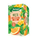 Herbapol Herbatka z  mięta, pomarańczą i mango 30 g (20 x 1,5 g)
