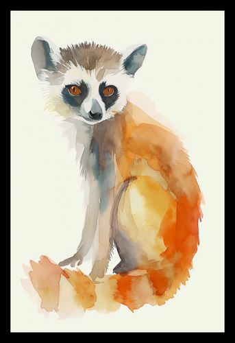 Plakat 20x30cm Lemurek na Arena.pl