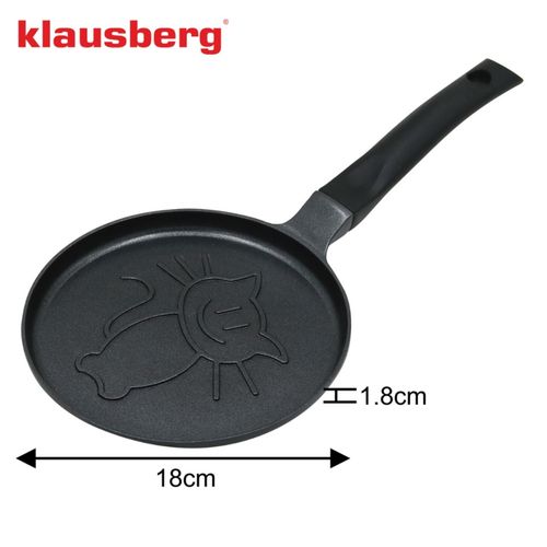 patelnia do naleśników z kotkiem 18cm klausberg kb-7973 na Arena.pl