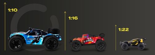 Auto Zdalnie Sterowane Samochód X-Hooligan 4x4 35km/h 1:10 DUŻE I SZYBKIE na Arena.pl