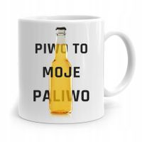 Kubek Prezent Śmieszny Zabawny Piwo To Moje Paliwo Z Nadrukiem Ze Zdjęciem