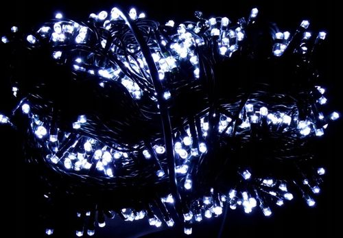 LAMPKI CHOINKOWE 1000 FLASH BIAŁE ZIMNE Z FLESZEM na Arena.pl