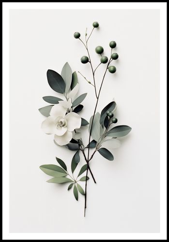 Plakat 68x101cm Papierowy Kwiat na Arena.pl