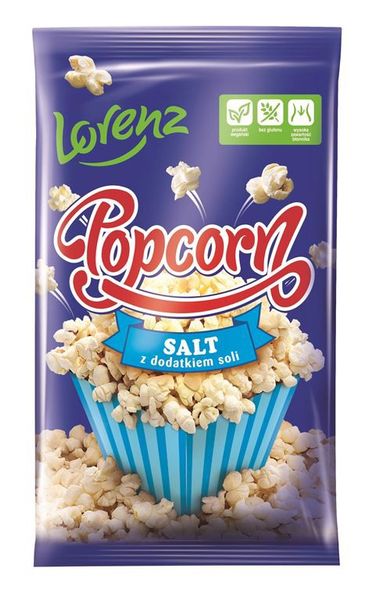 Lorenz Popcorn z dodatkiem soli 90 g zdjęcie 1