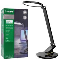 lampka biurkowa szkolna na biurko stołowa led trzy barwy do pracy z zegarem