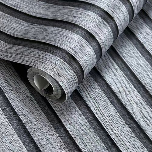 TAPETA LAMEL PANELE ŚCIENNE DREWNIANE 3D WINYLOWA IMITACJA DESKI 45cm x 10m na Arena.pl