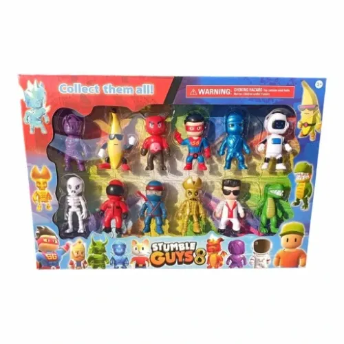 FIGURKI STUMBLE GUYS ZESTAW 12 SZTUK na Arena.pl