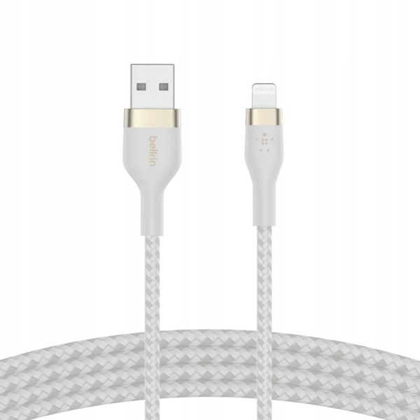 Kabel Belkin CAA010BT3MWH USB - Lightning 3m Biały zdjęcie 3