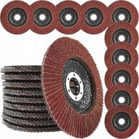 TARCZA DO SZLIFOWANIA DREWNA METALU 125 mm 10x LISTKOWA LAMELKOWA LAMELKA