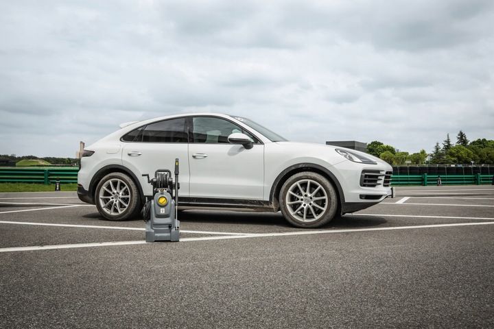 MYJKA CIŚNIENIOWA KARCHER HD 4/10 PLUS TURBODYSZA ZWIJACZ ZESTAW 5/15C PROF zdjęcie 8