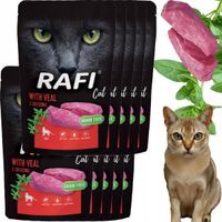 rafi karma mokra pasztet dla kota z cielęciną 100g x 10 szt.