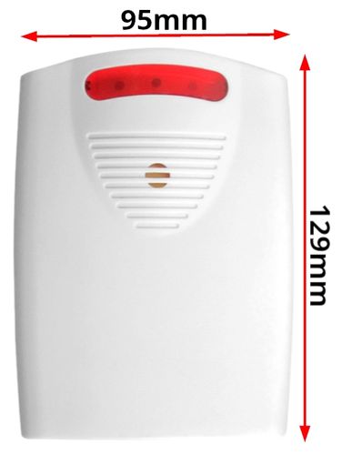 SYGNALIZATOR WEJŚCIA ALARM BEZPRZEWODOWY 2x CZUJNIK RUCHU PIR ZASIĘG 120m na Arena.pl