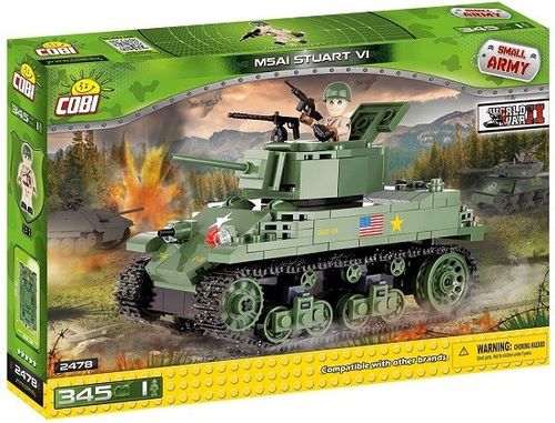 Cobi Klocki Armia M5A1 Stuart VI, 345 elementów na Arena.pl
