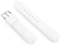 Pasek gumowy do zegarka U20 - biały 20mm