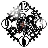 Zegar ścienny z płyty winylowej Mechanizm 304.14
