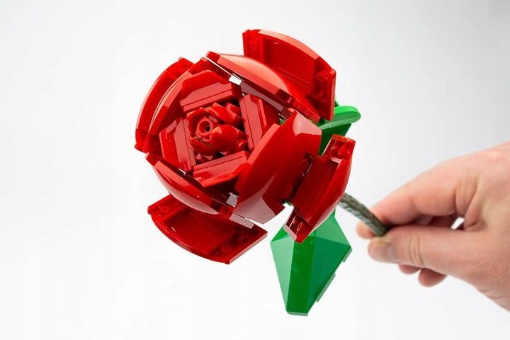 LEGO Iconic 2 czerwone róże 40460 kwiaty zdjęcie 7