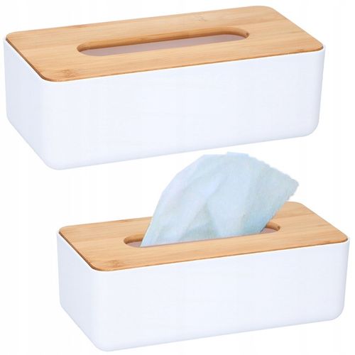 Pudełko na chusteczki Pojemnik na chustki 26x13cm Alpina na Arena.pl