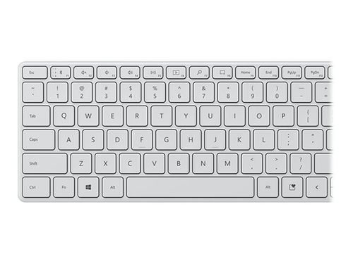 Microsoft Designer Compact Keyboard Standard, Wireless, Keyboard layout QWERTY, Glacier, Bluetooth, 288 g na Arena.pl
