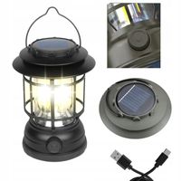 Lampa Wisząca LED COB Kempingowa USB 18650 Kolory