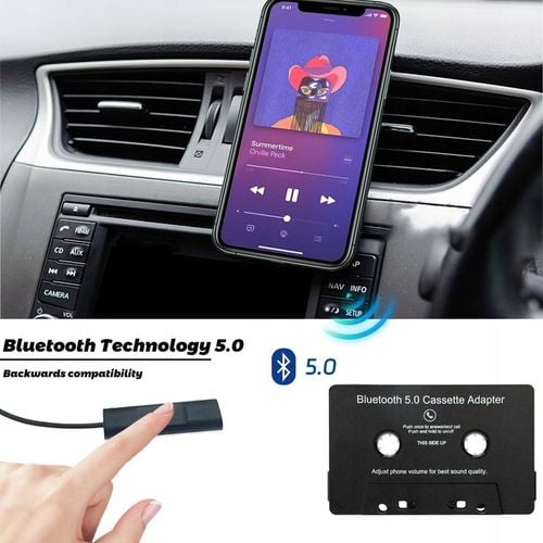 kaseta bluetooth 5.0 do radia adapter transmiter RADIA na Arena.pl