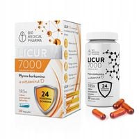 LICUR 7000 kurkumina + wit.D kapsułki 30 szt.
