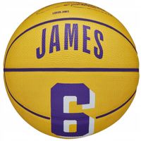 WILSON NBA LEBRON JAMES Los Angeles Lakers 23 MINI PIŁKA KOSZYKÓWKI 3