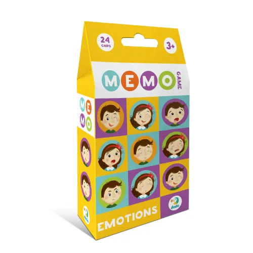 Gra Pamięciowa Kreatywna Dodo Memo  ”Emocje” 301240 na Arena.pl
