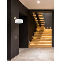 Kinkiet LAMPA ścienna DRS8006/1 TR GL Elem loftowa OPRAWA regulowana metalowa złota biała