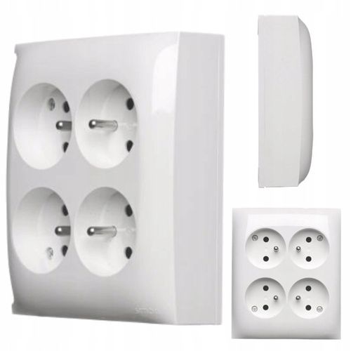 AQUACLICK GNIAZDO NATYNKOWE 4-KROTNE Z/U BIAŁE na Arena.pl