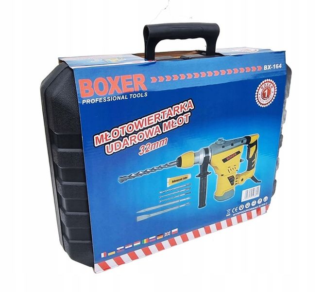 MŁOT UDAROWY MŁOTOWIERTARKA UDAR SDS+ ZESTAW 3350w 6J + DŁUTA WIERTŁA MOCNY zdjęcie 8