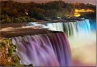 100 70CM OBRAZ PŁÓTNO WODOSPAD NIAGARA PŁÓTNO RAMA