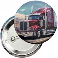 Przypinka z agrafką 59mm - TIR CIĘŻARÓWKA TRANSPORT SPEDYCJA